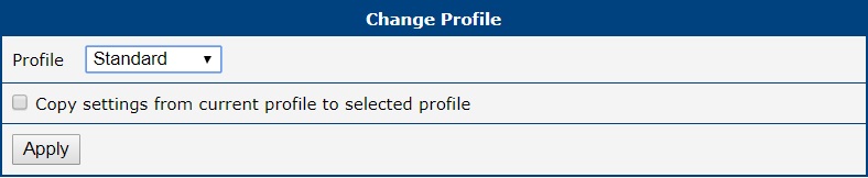 Change Profile