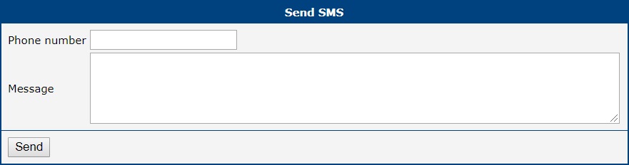 Send SMS