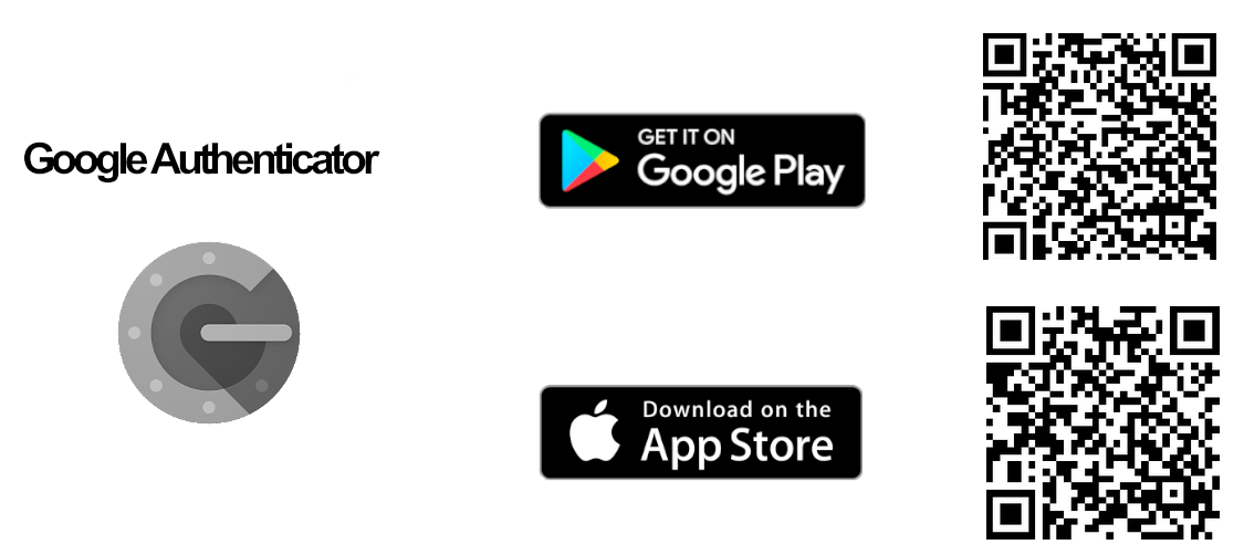 Links for Google Authenticator Application