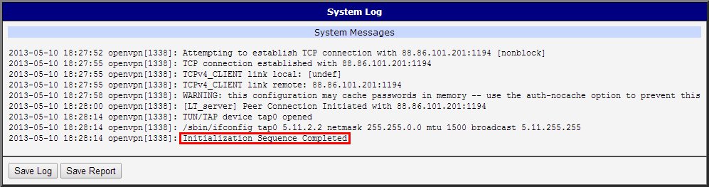 System log