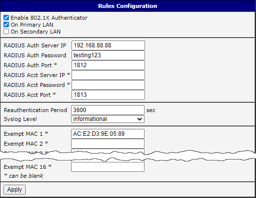 Configuration Example