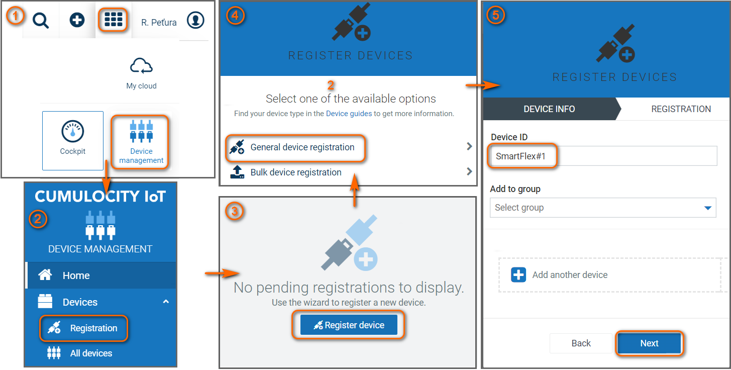 Device registration