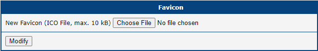 Uploading a favicon