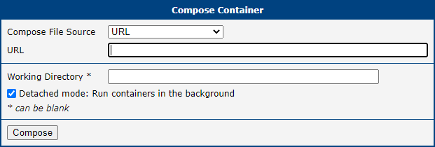 Compose Container — URL