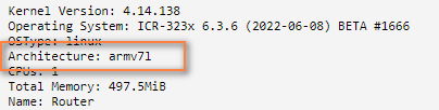 Architecture Info
