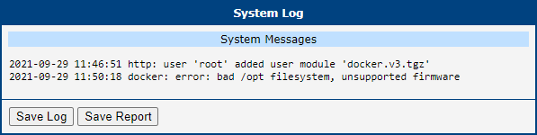 Unsupported Firmware