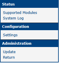 Router App Menu