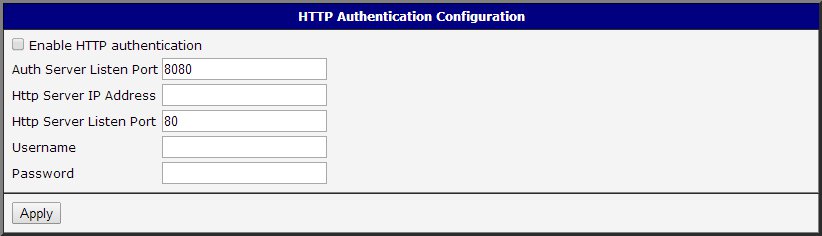 Web interface