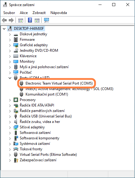 Example 2 — Device Manager