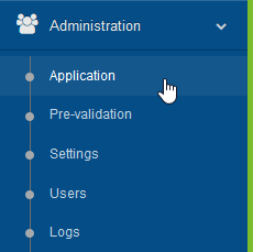 Administration Submenu