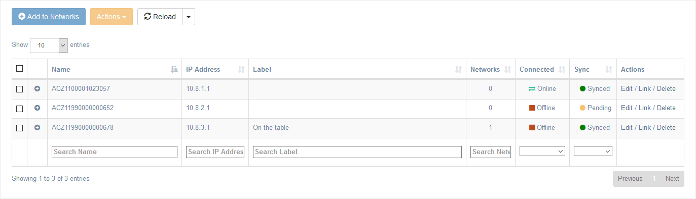 Routers in WebAccess/VPN